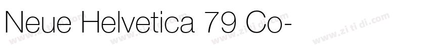 Neue Helvetica 79 Co字体转换 Neue Helvetica 79 Co字体转换